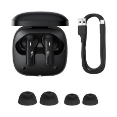 Bežične slušalice Bowie E19 TWS Slijede USB-C - crno