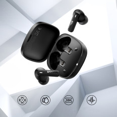 Bežične slušalice Bowie E19 TWS Slijede USB-C - crno