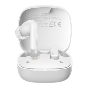 Bezdrôtové slúchadlá Bowie E19 TWS Sledujte USB-C - Biele