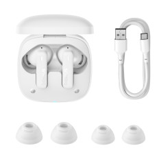 Trådløse hovedtelefoner Bowie E19 TWS Følg USB-C - White