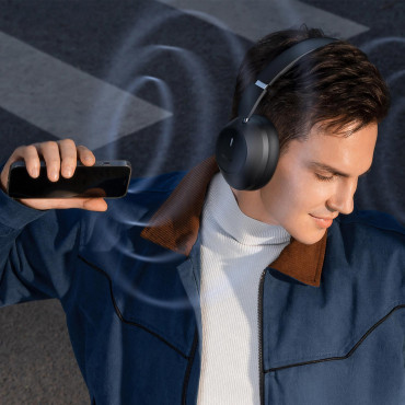 Brezžične slušalke Bass 30 MAX Bluetooth 5.3 - Črna