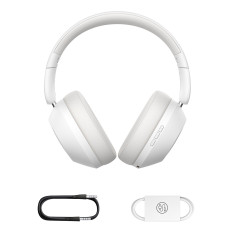 Fones de ouvido sem fio Bass 30 Max Bluetooth 5.3 - Branco