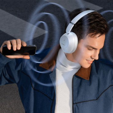 Brezžične slušalke Bass 30 MAX Bluetooth 5.3 - Bela