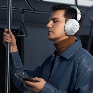 Brezžične slušalke Bass 30 MAX Bluetooth 5.3 - Bela