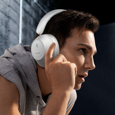 Brezžične slušalke Bass 30 MAX Bluetooth 5.3 - Bela