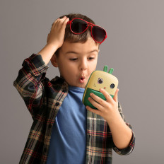 Mini šiluminis spausdintuvas su fotoaparatu ir fotoaparato HURC10Z - žalia