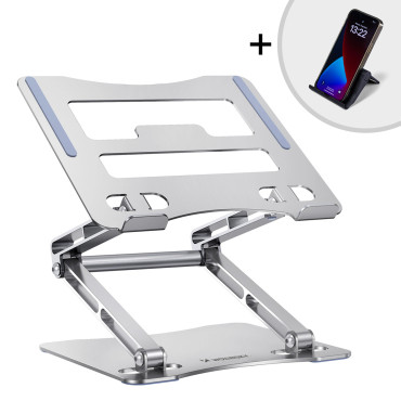 Aluminum laptop stand +...