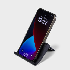 Aluminium Laptop Stand 360 + Smartphone Stand - Zwart