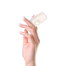 Mini Powerbank 5000mAh 15W USB-C e caricabatterie per Apple Guarda - beige
