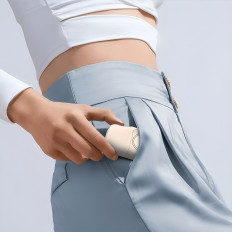 Mini Powerbank 5000mAh 15W USB-C e caricabatterie per Apple Guarda - beige
