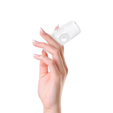 Mini Powerbank 5000mAh 15W iPhone Lightning and Charger per Apple Guarda - Bianco