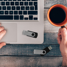 Pendrive-Speicher-Flash 16 GB USB 3.2 Gen 1 Usts3 - Schwarz