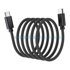 Kabelis USB-C 280W PD 3.1 Kabelis ar magnētisko organizatoru 1.2m - melns