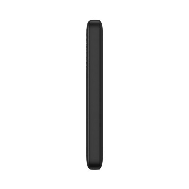 PowerBank Airpow 20W 10000mAh ar USB-Kabelis - USB-C 30cm - melns