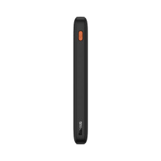 PowerBank Airpow 20W 10000mAh ar USB-Kabelis - USB-C 30cm - melns