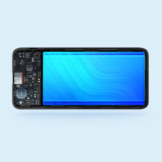 PowerBank Airpow 20W 10000mAh con cable USB-A - USB-C 30cm - Negro