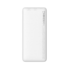 PowerBank Airpow 20W 10000mAh con cable USB-A - USB-C 30cm - Blanco