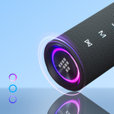 Bluetooth Mirtune C2 Prenosni zvočnik + USB-C AUX kabli - črna