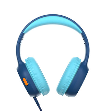 Wired Headphones KH01 för barn Säker med volymkontroll - Blå