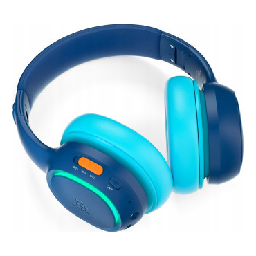 Wireless Headphones Anc Kh03 For Children Safe With Volume Control - Blue