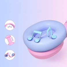 Cuffie wireless ANC KH03 per bambini Sicuro con controllo del volume - rosa