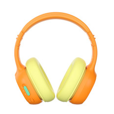 Wireless Headphones Anc Kh03 for Children Safe With Volume Control - Orange