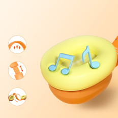 Cuffie wireless ANC KH03 per bambini Sicuro con controllo del volume - Arancione