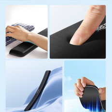 Ergonomic washer for wrist wrists with shape memory - black