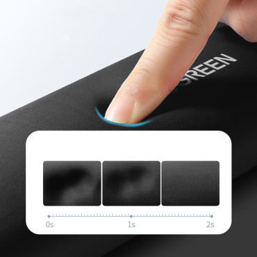 Ergonomic washer for wrist wrists with shape memory - black