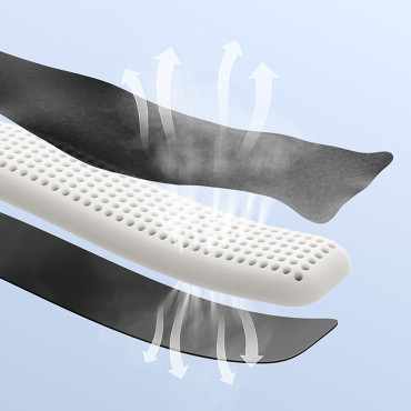 Ergonominė poveržlė riešų riešai su formos atmintį - juoda