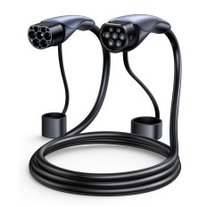 Kabel-CCS2-Kabel zum Laden von Elektroauto 480V 32A 22kw 5m - Schwarz