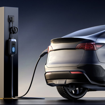 Kabelinė CCS2 kabelis, skirtas elektriniam automobiliui įkrovimui 480V 32KW 5m - juoda