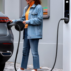 Kabel CCS2-kabel voor het opladen van elektrische auto 480V 32A 22KW 5M - zwart