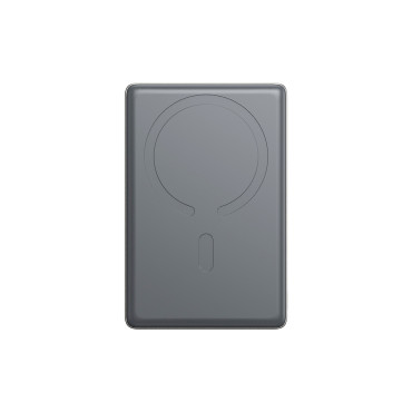 PowerBank Pro 10000mAh Ultrathin Magnético PD 20W USB-C Relâmpago - Titânio