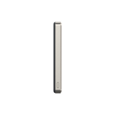 PowerBank Pro 10000mAh Ultrathin Magnético PD 20W USB-C Relâmpago - Titânio