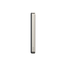 PowerBank Pro 10000mAh Ultrathin Magnético PD 20W USB-C Relâmpago - Titânio