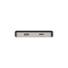 PowerBank Pro 10000mAh Ultrathin Magnético PD 20W USB-C Relâmpago - Titânio