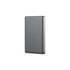 PowerBank Pro 10000mAh Ultrathin Magnético PD 20W USB-C Relâmpago - Titânio