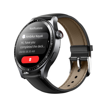 Smartwatch Classic Series JR-FC2 PRO s funkcijo priključitve - temno siva
