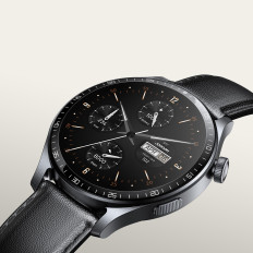 SmartWatch Classic Series JR-FC2 PRO med anslutningsmottagningsfunktion - mörkgrå
