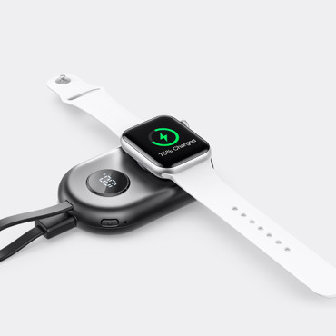 Powerbank för SmartWatchy 5000MAH USB-C Lightning - Svart