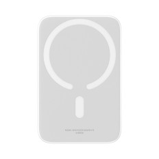 PowerBank 6000mah magnētiskais mini gaisa 20w ar USB-C kabeli - balts