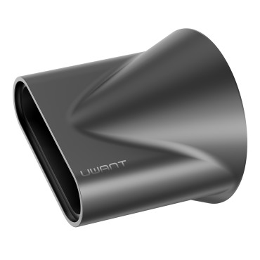 Secador de cabelo com controle de ionização e temperatura H100 - Gray