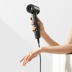 Secador de cabelo com controle de ionização e temperatura H100 - Gray