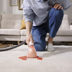 Pulizia profonda 1900 W Deep Deep Aspirapolvere con funzione di pulizia a vapore B200 + Brush - Bianco