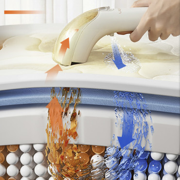 Aspirador de pó 12000PA 450W auto-limpeza B100-S - Branco