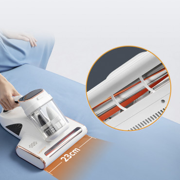 Aspirador de aspirador para colchões para sofredores de alergia UV + remoção ultra-sônica de 500W M300 - Branco