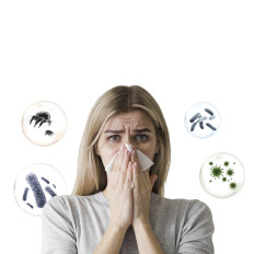 Stofzuiger voor matrassen voor UV-allergie-patiënten + ultrasone verwijdering van 500W M300 - wit