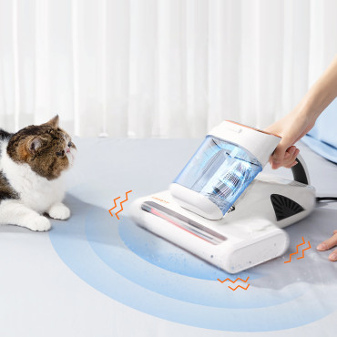 Aspirapolvere per materassi per chi soffre di allergia UV + rimozione ad ultrasuoni di 500W M300 - Bianco