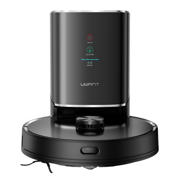 Robot cleaning a vacuum...